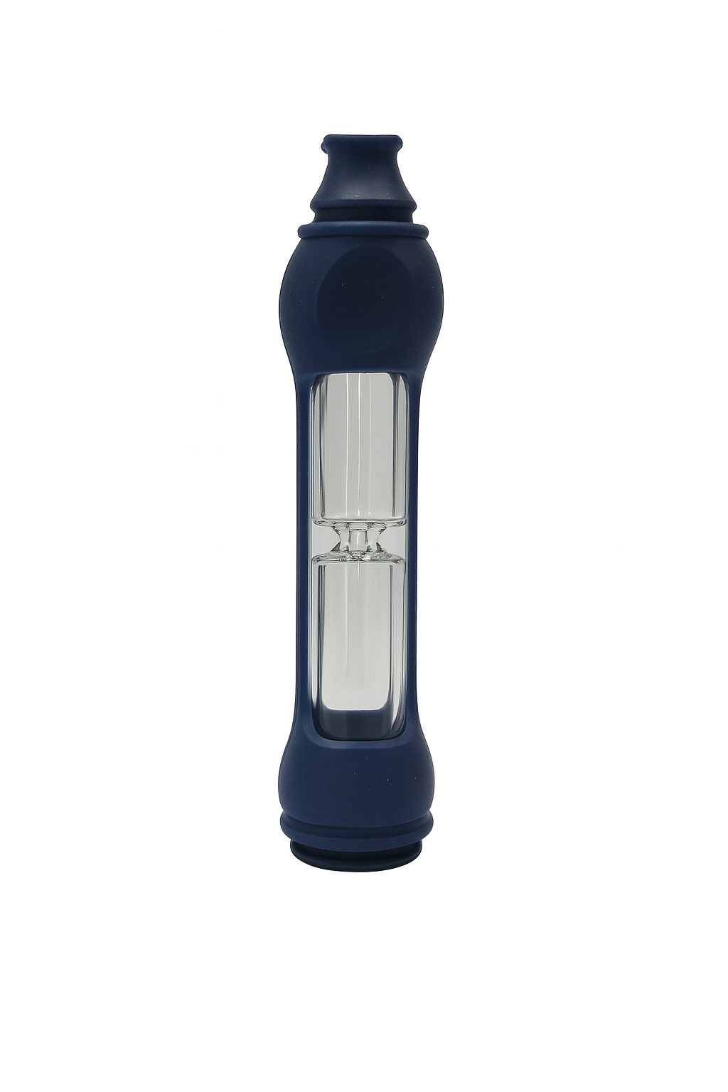 4.5'' Silicone and Glass Portable Multi-Hitter Pipe.