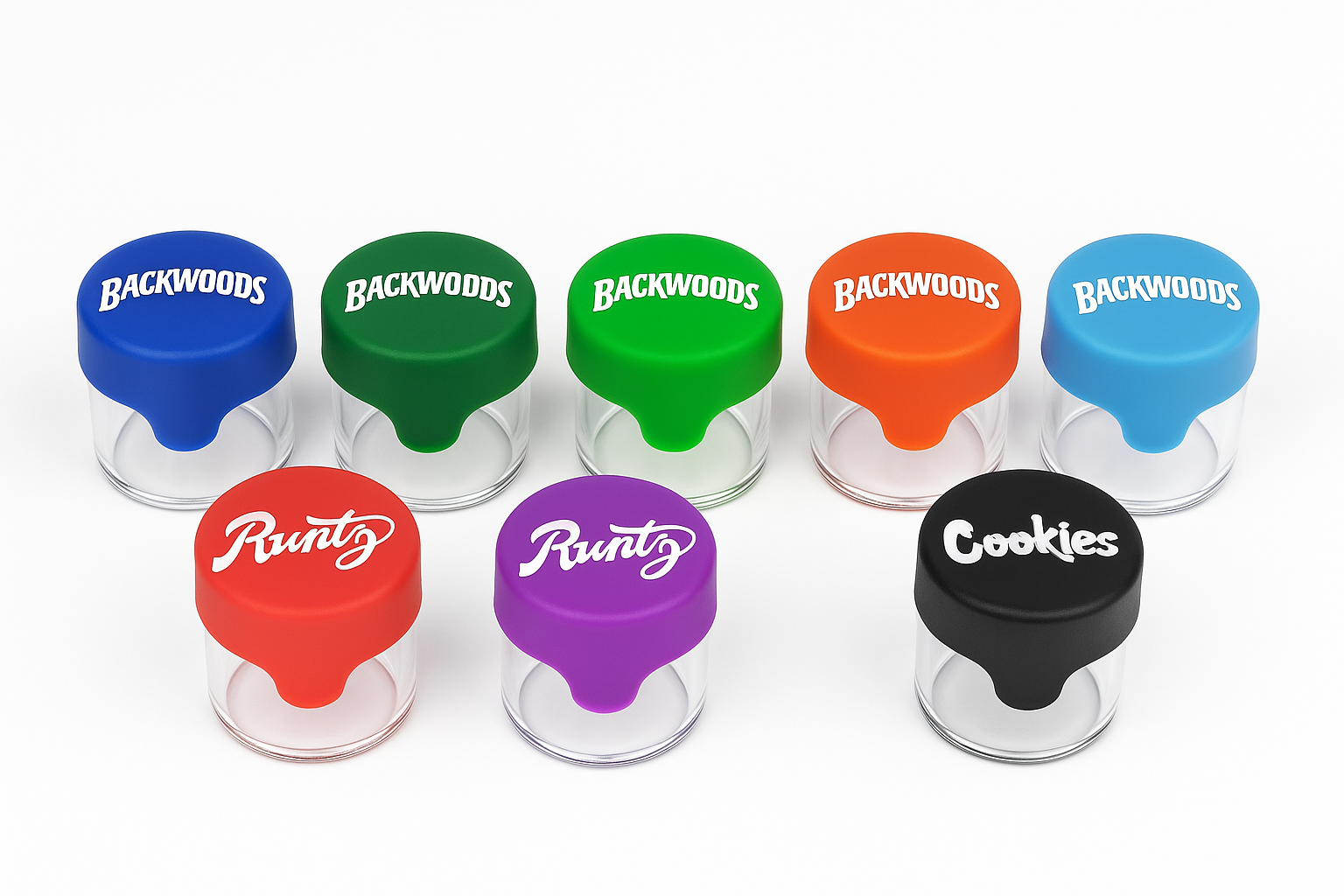 5ml Glass Jar With Silicone Cover-CBR