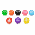 5ml Glass Jar With Silicone snowflake cover - Image 3