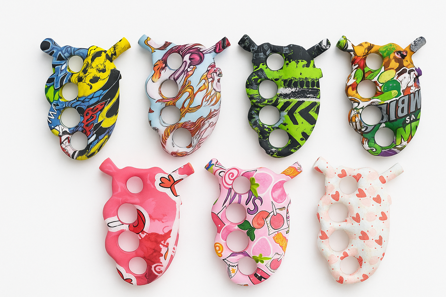 4.5'' Silicone Knuckle Smoking water pipe