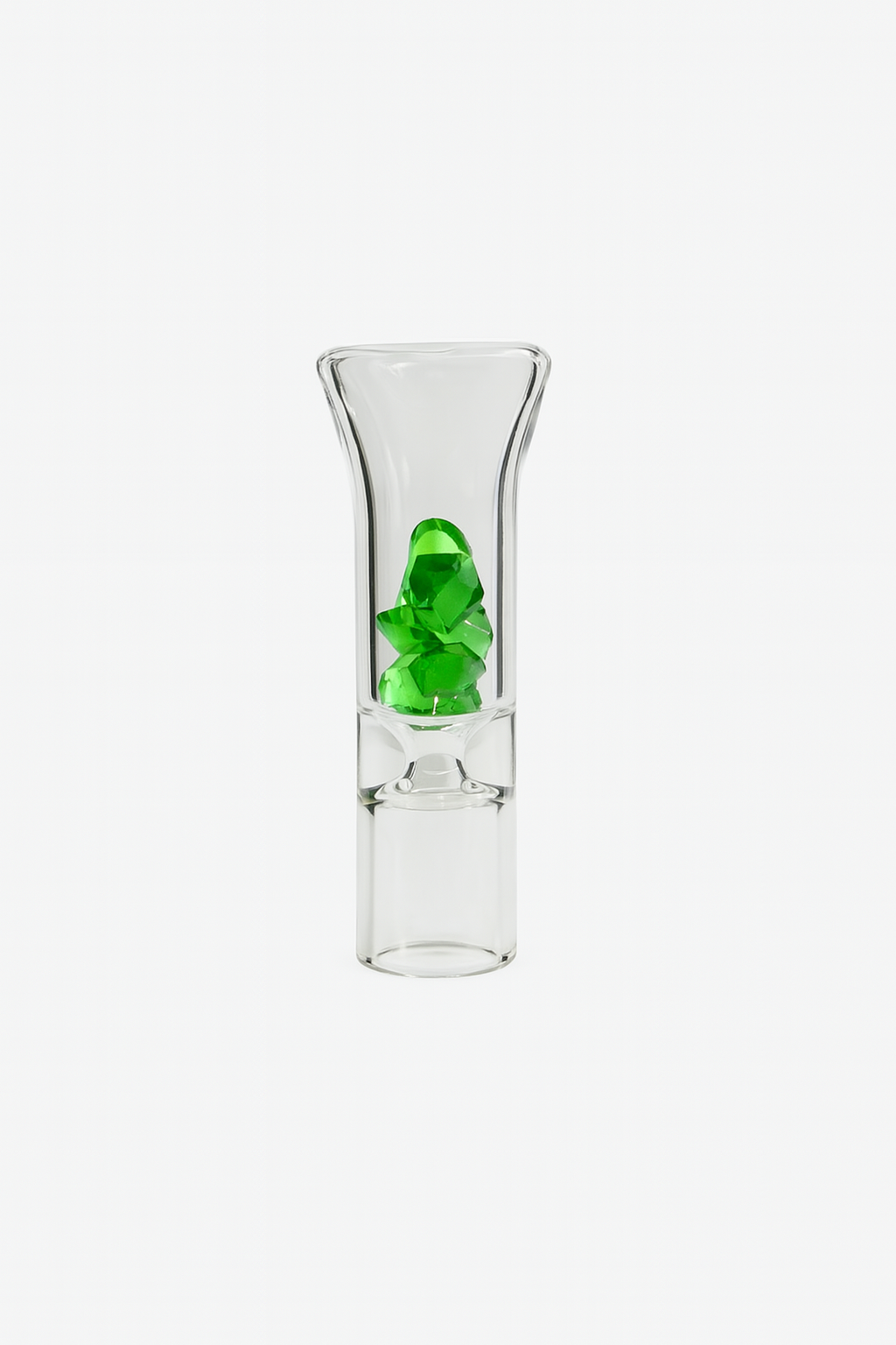 Smoking Glass hand pipe with Single Diamond Filter