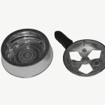 Black Windproof Hookah Charcoal Bowl Aluminum Alloy Charcoal Oven Carbon Box - Image 2