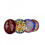 50 mm Bob Marley with Rainbow Metal Herb Grinder - Image 2