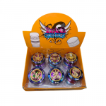 55mm Designer Grinder with Rainbow and Golden Designs - Image 2