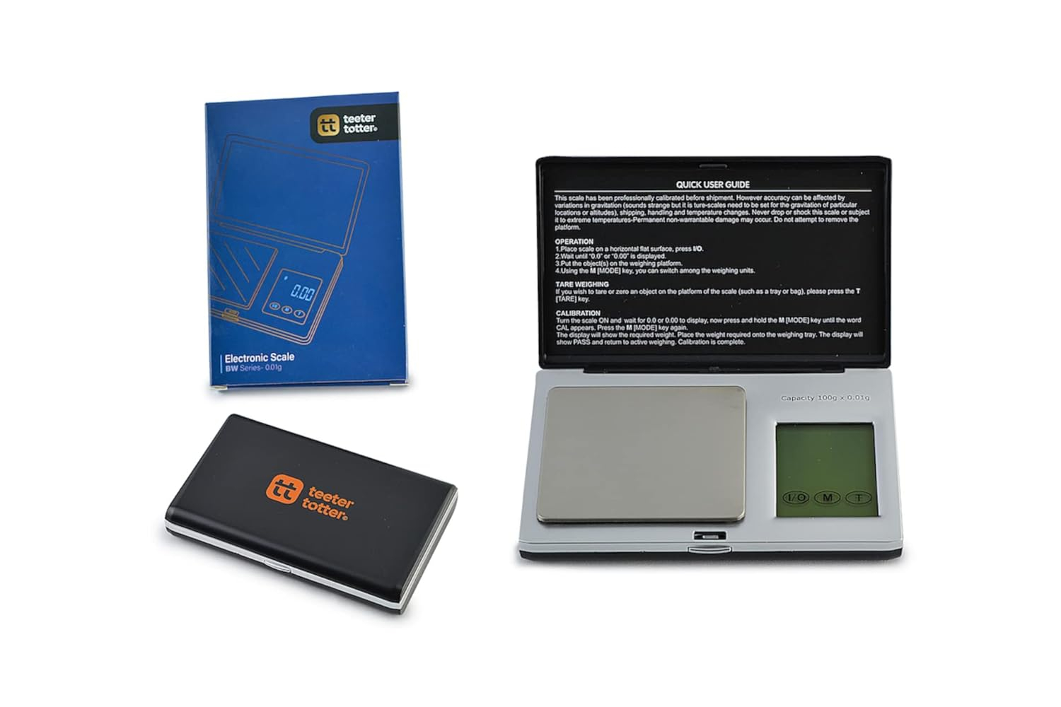 Teeter Totter BW-100 – Digital Pocket Scale (100g x 0.01g)