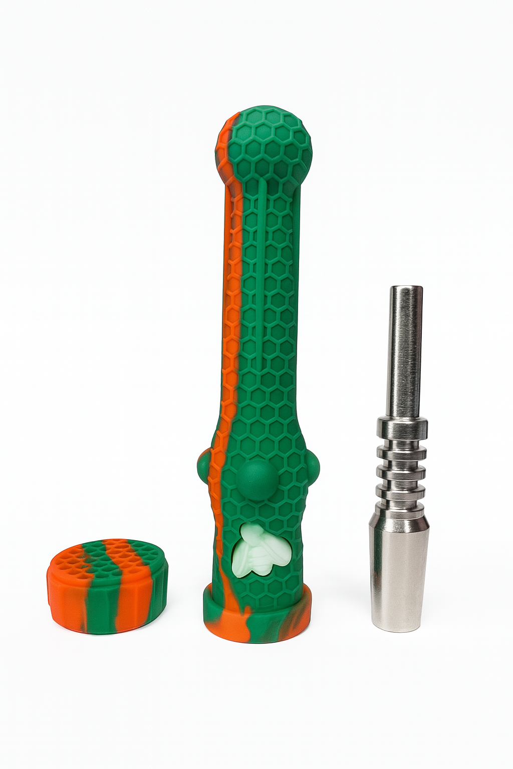 65839DF8-AB8B-4D90-B639-977FC52878EF.png Honey Pot Bee Pen Bong Nector Collector - Image 1