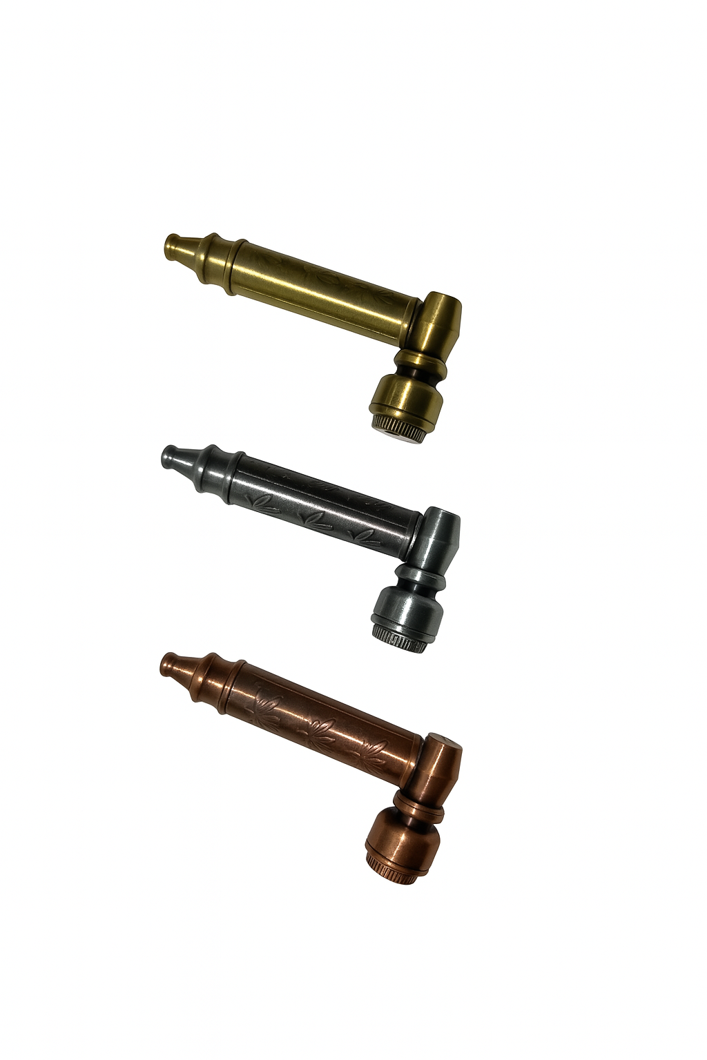 3" Collectible Gold Bullet Smoking HandPipe
