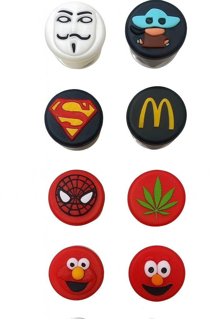 5ml Glass Jar With Silicone Cartoon Lid
