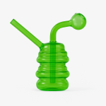 5" Ring-Y-Shape Glass Bubbler - Image 4