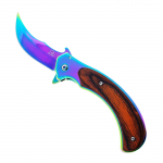 3" Rainbow Blade / Wood Handle - Image 4