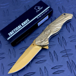 3" Gold Blade / Gold Handle w SOL - Image 2