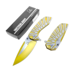 3" Gold Blade / Gold Handle - Image 2