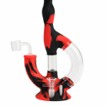 11'' Straight Silicone Donut Water Pipe n Nectar Collector - Image 4