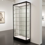Glass Display Cabinet with LED Lighting